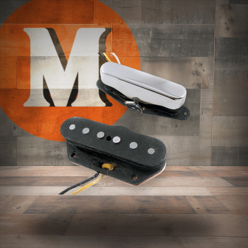 Fender Custom Shop Twisted Tele Pickups, Black/Chrome (2) | Musician Madness