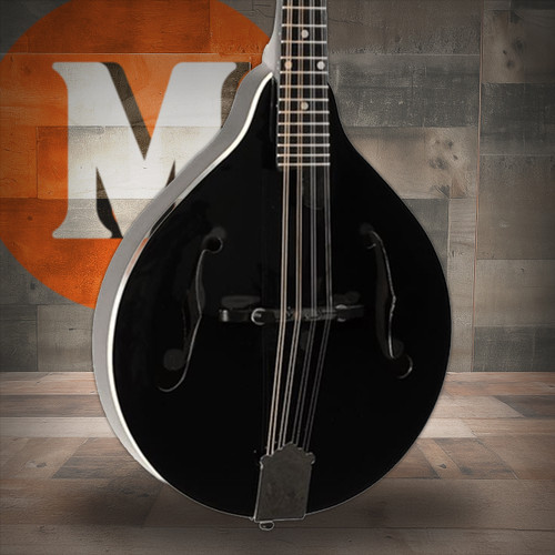 Recording King Dirty 30s A Mandolin Gloss Black | Musician Madness