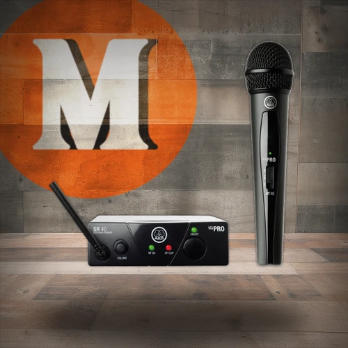AKG WMS40 Mini Vocal Wireless System. Band-US25-D (3347X00140-U) | Musician Madness