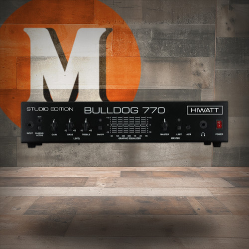 Hiwatt Bulldog 770 Studio - 770W Bass Amplifier (BD770STUDIO-U) | Musician Madness