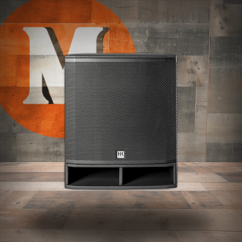 HK Audio PS 118 A 1400 Watt 18in Powered Subwoofer with 24-bit DSP and Tuned Presets for LUNAR, SONAR and POLAR MK2 (HK-PS-118-A-U) | Musician Madness