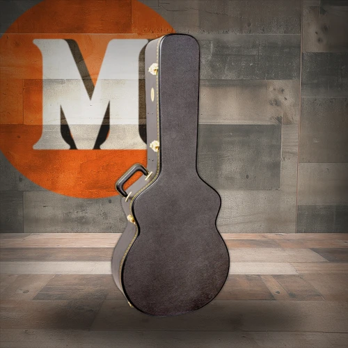 MBT MBTJUGCWBK Wooden Jumbo Guitar Case. Black (MBTJUGCWBK-U) | Musician Madness