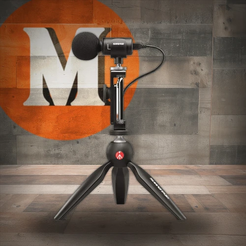 Shure MV88+DIG-VIDKIT Digital Stereo Condenser Microphone (MV88+DIG-VIDKIT-U) | Musician Madness