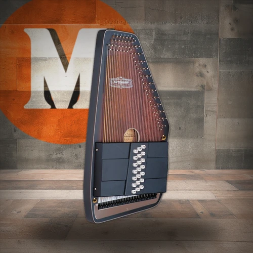 Oscar Schmidt OS11021AE 21 Chord Acoustic Electric Auto Harp. Natural Ovangkol (OS11021AE-U) | Musician Madness
