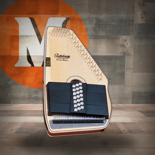 Oscar Schmidt OS11021FNE 21 Chord Acoustic Electric Auto Harp. Flame Maple (OS11021FNE-U) | Musician Madness