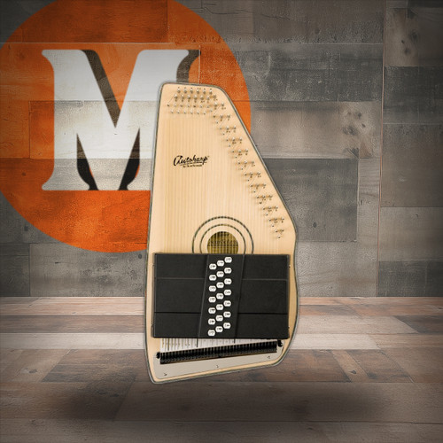 Oscar Schmidt OS11021FNE 21 Chord Acoustic Electric Auto Harp