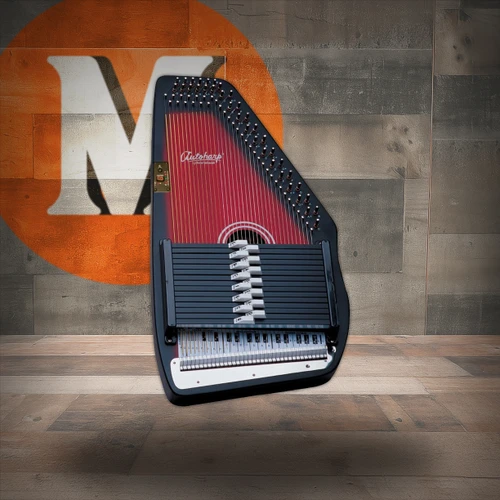 Oscar Schmidt OS15B 15 Chord Acoustic Auto Harp. Tobacco Sunburst (OS15B-U) | Musician Madness