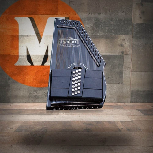 Oscar Schmidt OS73C 21 Chord Acoustic Auto Harp. Black (OS73C-U) | Musician Madness