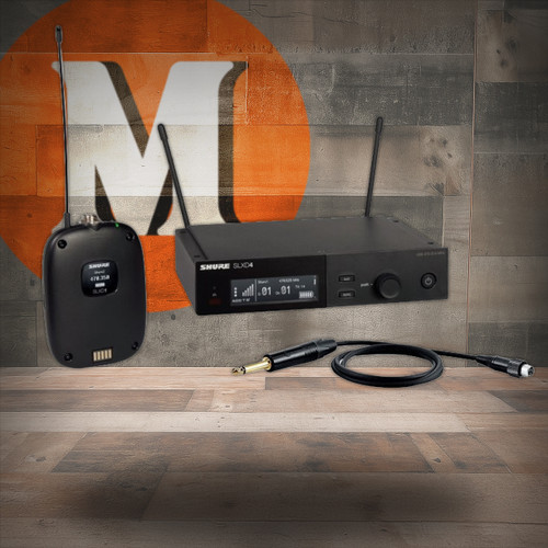 Shure SLXD14-G58 Wireless System with SLXD1 Bodypack Transmitter. G58 Band (SLXD14-G58-U) | Musician Madness