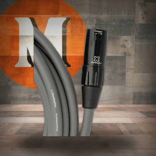 StudioFlex UX-50-GRY Ultra XLR Silver Core Cable 50FT / 15M (UX-50-GRY-U) | Musician Madness
