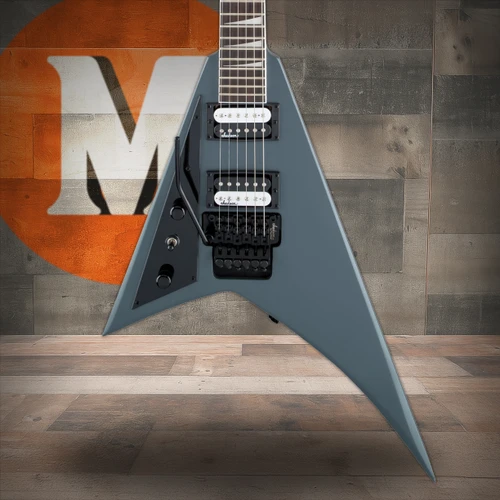 Jackson JS Series Rhoads JS32 Left Hand Electric Guitar - Satin Gray (291-1147-522) | Musician Madness