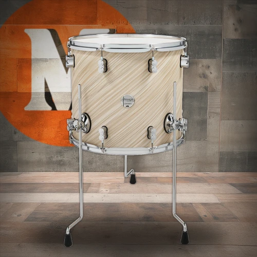 PDP Concept Maple 14" x 16" Floor Tom - Twisted Ivory with Chrome Hardware (PDCM1416TTTI) | Musician Madness