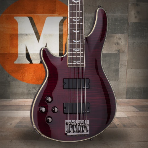 Schecter Omen Extreme-5 Left Hand Bass Guitar (2047) | Musician Madness