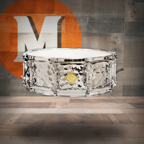 Dixon Cornerstone Concert 5 x 14 Hammered Steel Snare Drum Chrome (PDSCC514ST) | Musician Madness