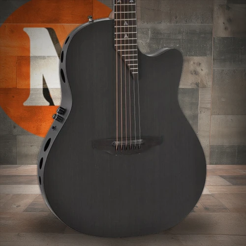 Adamas EvolutionE-Acoustic Black Pearl w/ Case (156SP-5P) | Musician Madness