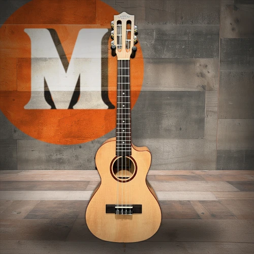 Lanikai Flame Maple 5-String Tenor Cutaway A/E Ukulele w/ Kula Preamp (FM-5CET) | Musician Madness