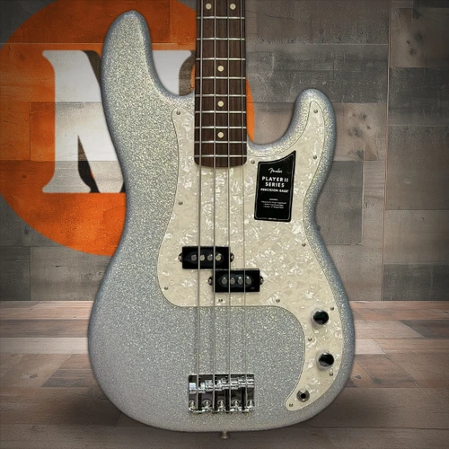 Fender 75th Anniversary Player II Sparkle Precision Bass - Diamond Dust Sparkle | Musician Madness