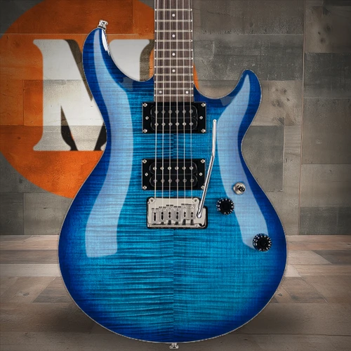 Cort M Series M600T Tremelo Bridge Electric Guitar - Blue Burst (M600TBLB-U)