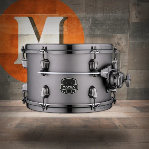 Mapex Saturn Evolution Maple 8 x 7 Tom - Gun Metal Grey (SET807MBPG) | Musician Madness