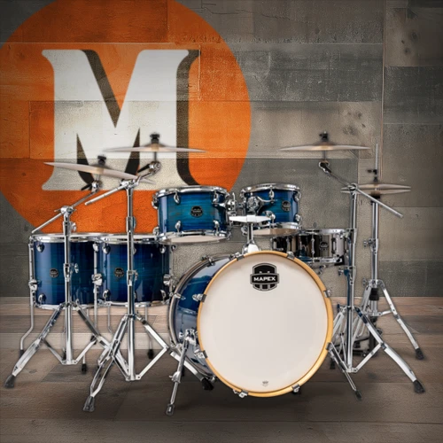 Mapex Armory Studioease Shell Pack Fast Toms - Blue Wave Burst (AR628SFUVNJ) | Musician Madness