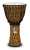 The Toca Freestyle 12" Djembe (SFDJ-12K) features a lightweight synthetic shell with a pre-stretched synthetic head that delivers warm bass tones and crisp slaps. Its colorful Kente design adds visual flair while maintaining durability. Ideal for drum circles, educational settings, practice, and performers needing a portable, reliable hand drum.