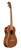 The Lanikai MA-B Baritone Ukulele features a mahogany top, back, and sides that deliver rich, warm bass response and smooth midrange tone. Its larger baritone body provides fuller resonance and a tuning closer to a guitar (D-G-B-E), making it ideal for guitarists transitioning to ukulele or players seeking a deeper, more powerful ukulele voice. Quality craftsmanship ensures comfortable playability and stable tuning.