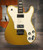 Schecter PT Fastback Electric Guitar in Gold Top finish – single-cut solid body with dual humbuckers, chrome hardware, and vintage-inspired Tele-style design