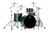 Mapex SE426XHPQ Saturn Evolution Hybrid Organic Rock 3-Piece Shell Pack in Brunswick Green finish, snare not included.