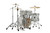 Sonor AQ1 Studio Set - Piano White (AQ1-STUDIOWMCPW) 5-piece birch shell drum kit with TuneSafe lugs, chrome hardware, and high-gloss Piano White finish