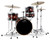 DW Design Mini Pro 4-Piece Drum Set in Tobacco Burst finish featuring 18" bass drum, maple shells, and compact professional design – available at Musician Madness.