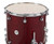 DW Design Series 4-Piece Maple Shell Pack in Cherry Stain finish with chrome hardware featuring maple shells, professional tone, and classic DW craftsmanship â€“ available at Musician Madness.