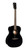 Cort L60BK Luce Series L60 Orchestra Acoustic Guitar featuring solid spruce top, mahogany back and sides, and a sleek black gloss finish with comfortable orchestra body shape.