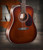 Cort EARTH70BR Earth Series Dreadnought Acoustic Guitar featuring a solid spruce top, mahogany back and sides, and a smooth brown gloss finish for warm, resonant tone.