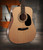Cort AD810EOP Standard Series Acoustic-Electric Dreadnought Guitar featuring spruce top, mahogany body, built-in pickup system, and open pore finish for warm, balanced tone.