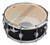 DW Design Series 14" x 6" Snare Drum – Black Stain (DDLM0614SSBL) featuring an all-maple shell, satin black finish, and smooth, balanced tone for studio and live applications.