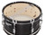 PDP Concept Classic 6.5x14 Snare Drum in Ebony Stain finish with matching wood hoops and maple shell, ideal for classic and modern drummers.