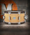 PDP Concept Classic 6.5x14 Snare Drum in Natural Stain finish featuring contrasting Walnut wood hoops and maple shell for a vintage-inspired look and tone.