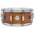 PDP Concept Maple Exotic 6.5x14 Snare Drum in Natural Honey Mahogany Lacquer finish with maple shell and chrome hardware, producing rich tone and striking exotic look.