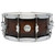 PDP Concept Maple Exotic 6.5x14 Snare Drum in Walnut to Charcoal Burst Lacquer finish with maple shell and chrome hardware, offering warm tone and elegant fade design.