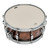 PDP Concept Maple Exotic 6.5x14 Snare Drum in Walnut to Charcoal Burst Lacquer finish with maple shell and chrome hardware, offering warm tone and elegant fade design.