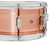 PDP Concept Series 6.5x14 Snare Drum in Natural Satin Brushed Copper finish with 1.2mm shell and chrome hardware, producing warm tone and refined metal resonance.