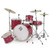 Dixon Spark 5-Piece Drum Set in Wine Red finish (PODSP522C1SWR) – complete outfit with hardware and cymbals – perfect for beginners – Musician Madness
