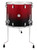 PDP Concept Maple 16x18 Floor Tom in Red to Black Fade Lacquer with chrome hardware and maple shell – deep tone and striking gradient finish – Musician Madness
