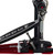 DW 5000 Series Accelerator Heelless Double Bass Drum Pedal (DWCP5002ADH) with red base plates and included carrying bag
