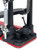 DW 5000 Series Turbo Double Bass Drum Pedal (DWCP5002TD4) with red base plates and included carrying bag