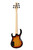 H. Jimenez 5-String Glossy Vintage Burst Bass Guitar (LBS5-VB) with deluxe padded gig bag