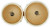 Latin Percussion LP 7-1/4" and 8-5/8" Generation II Bongos - Natural with Gold Hardware (LP201AX-2AW)