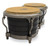 Latin Percussion LP Raul Rekow Signature 7-1/4" and 8-5/8" Bongos – Dark Walnut with Black Satin Hardware (LP201AX-2RRB) – handcrafted LP signature series bongos, available at Musician Madness.