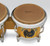 Latin Percussion LP Santana CCII 7-1/4"-8-5/8" Oak Bongos - African Speaks Finish (LP201AX-SAS) - signature LP bongos honoring Santanaâ€™s rhythmic legacy, available at Musician Madness.