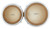 Latin Percussion LP Santana CCII 7-1/4"-8-5/8" Bongos - African Speaks Oak Finish (LP201AX-SAS)